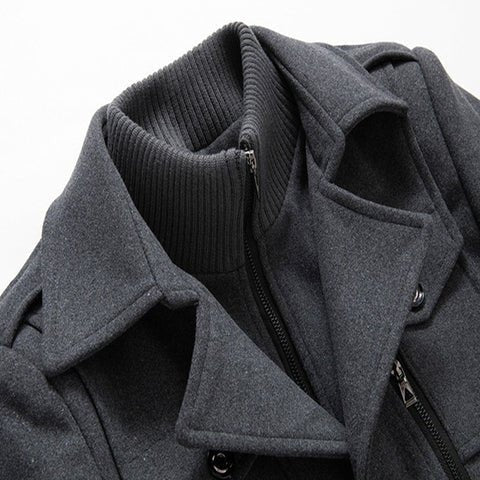 Manteau Long trench coat pour homme chic