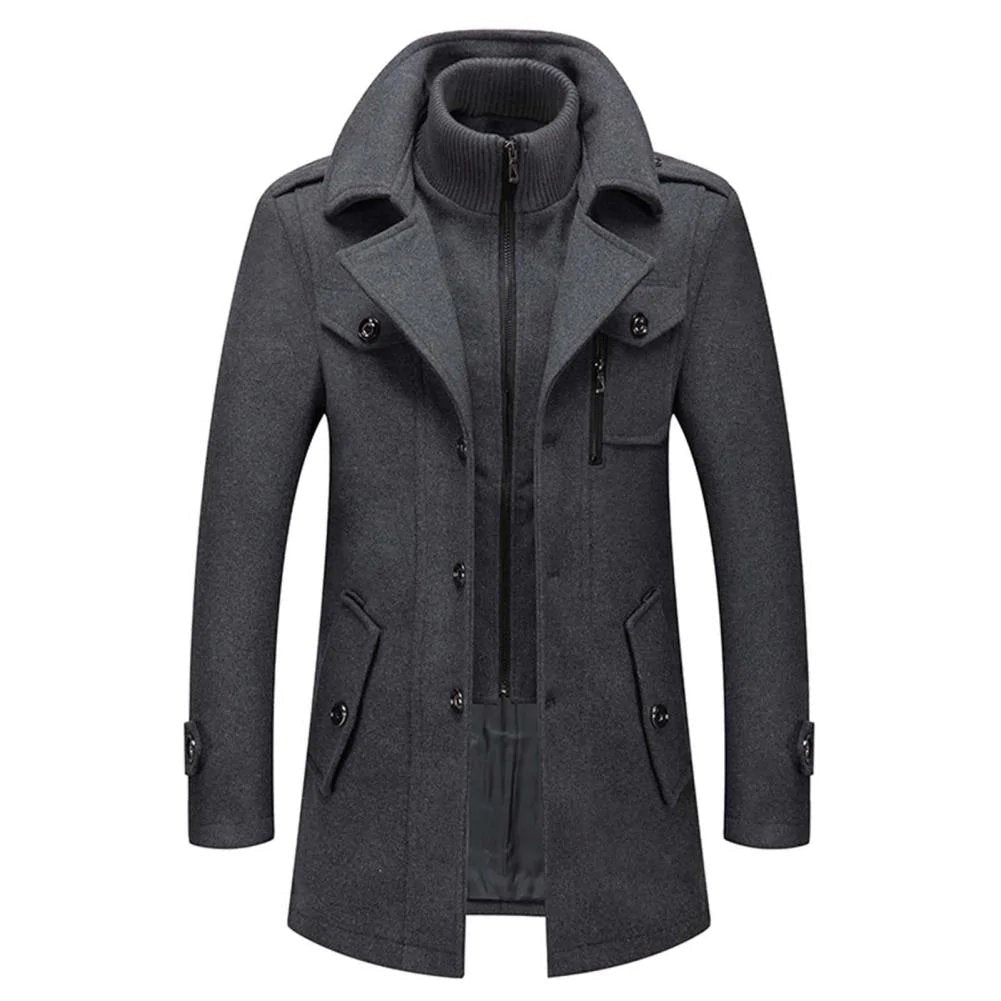 Manteau Long trench coat pour homme chic