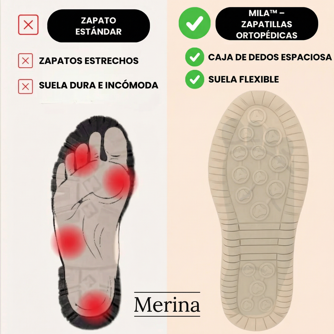 Mila – Comfortable orthopedic shoes + zipper