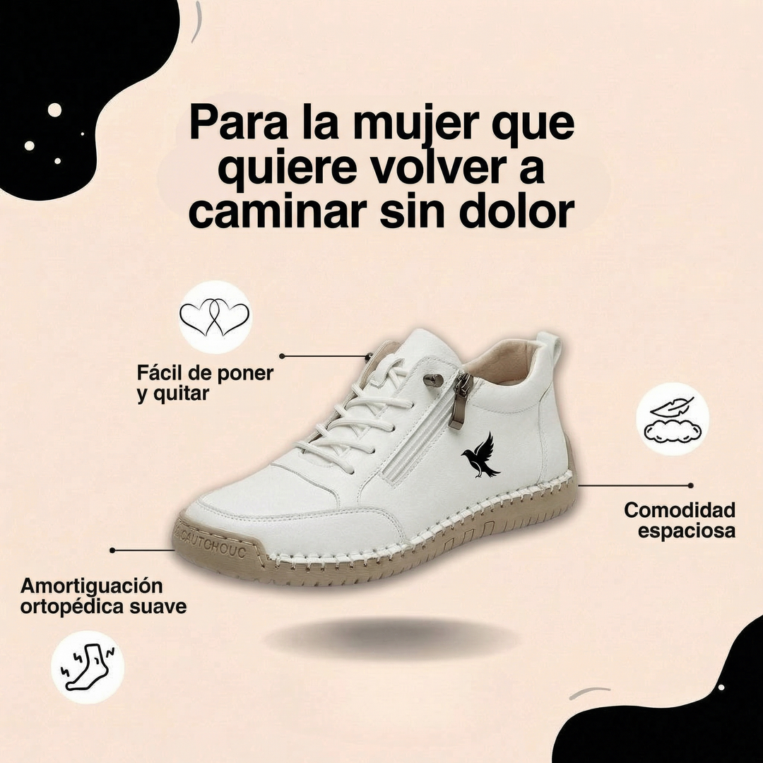Mila – Comfortable orthopedic shoes + zipper