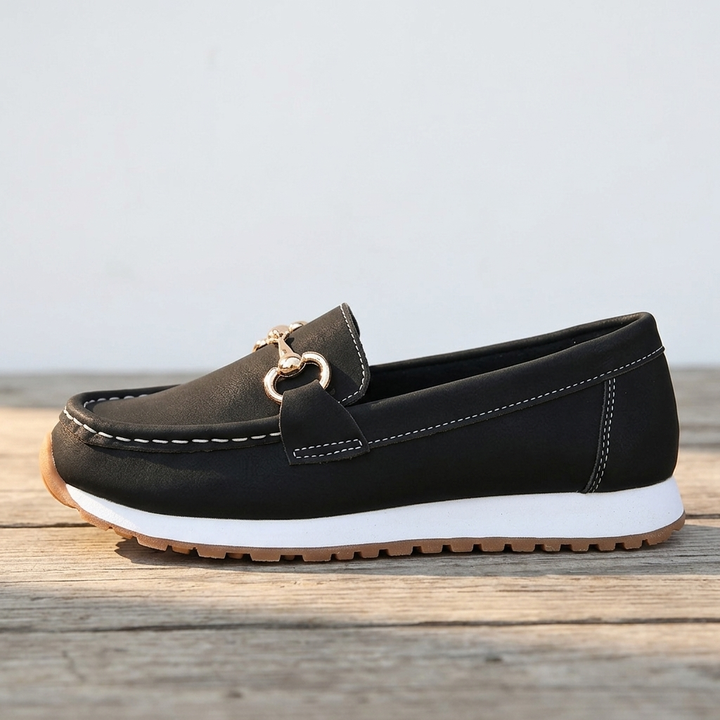 Elodie - Mocasines con Hebilla Plana