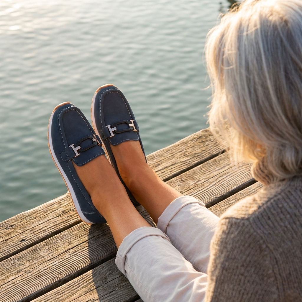Emily - Mocasines con Cadena Conectada