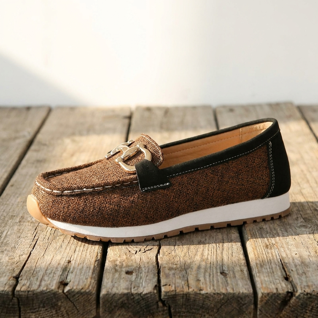 Esme - Mocasines con Hebilla Plana