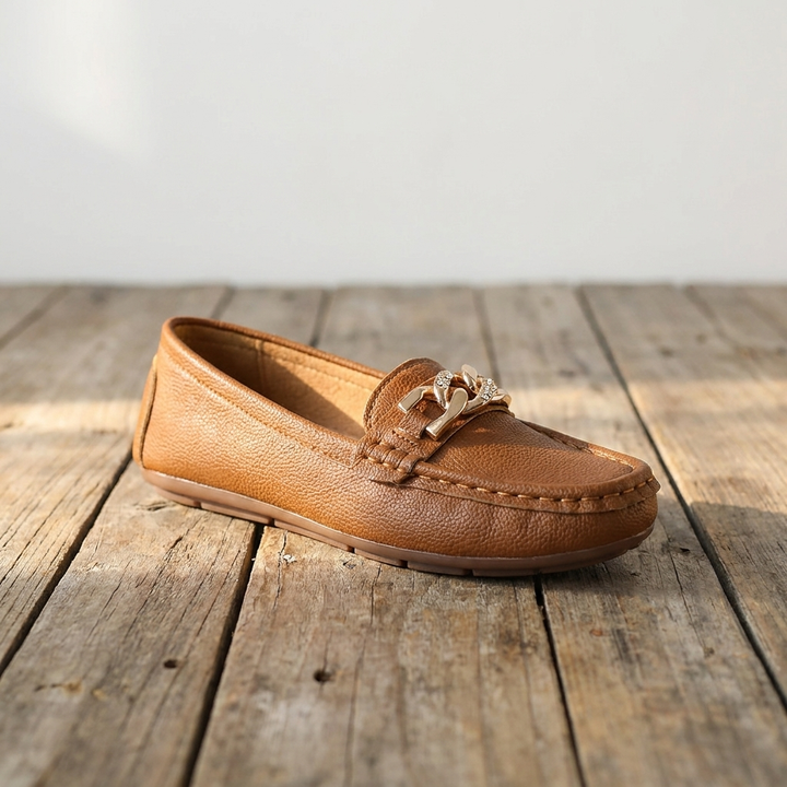 Eden - Mocasines con Hebilla de Diamante
