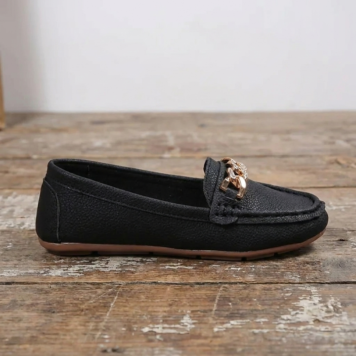 Eden - Mocasines con Hebilla de Diamante