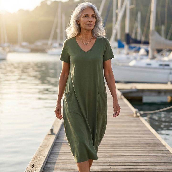 Kwani | Vestido Casual Fluido Fácil