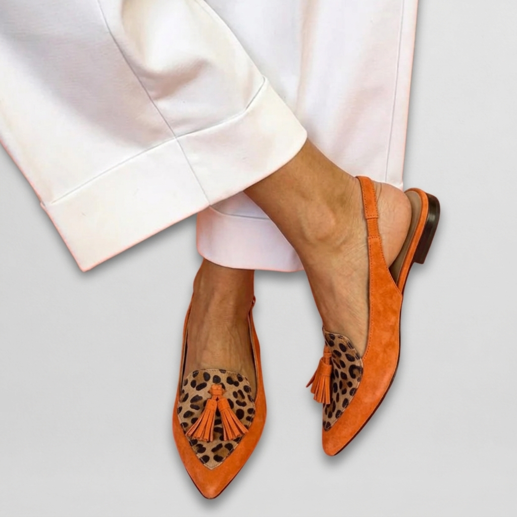 Elena | Sandals with Straps and Fringes