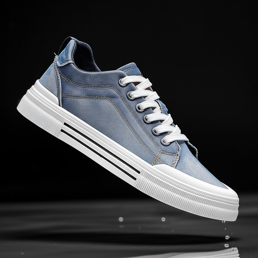 Baskets basses en denim Valon
