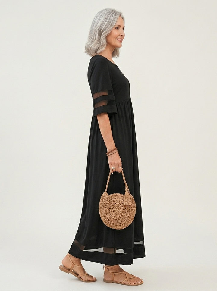 Giovanna | Flattering Midi Dress that Slims the Belly