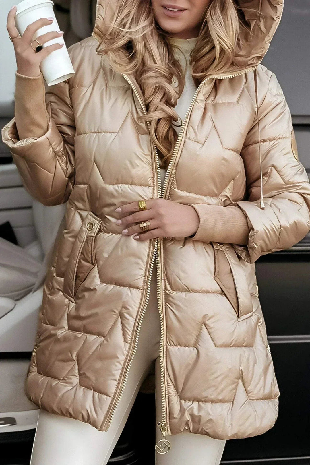 Veste d'hiver matelassée