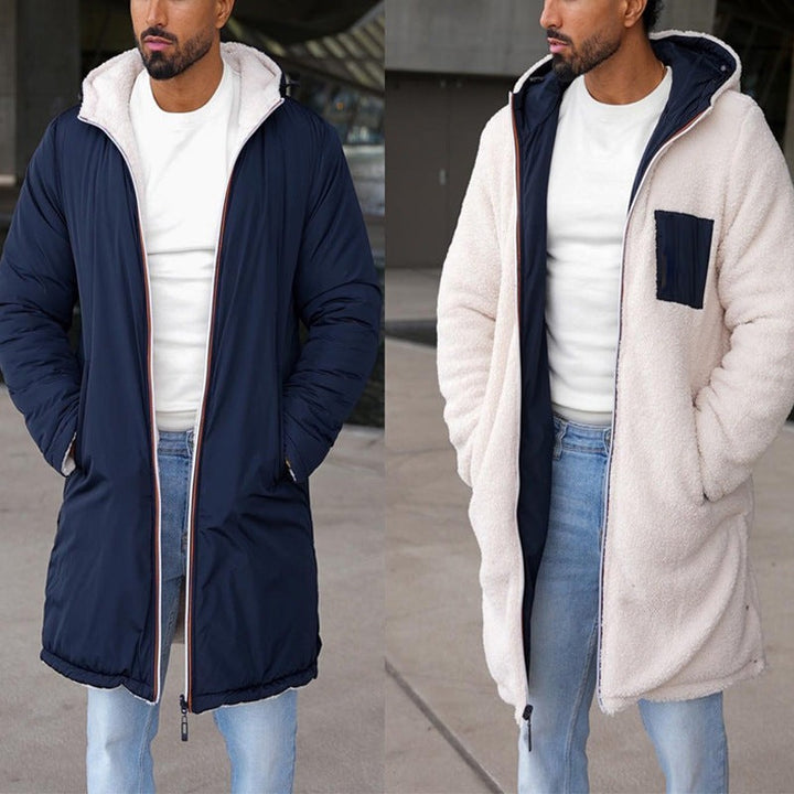 Manteau réversible en polaire