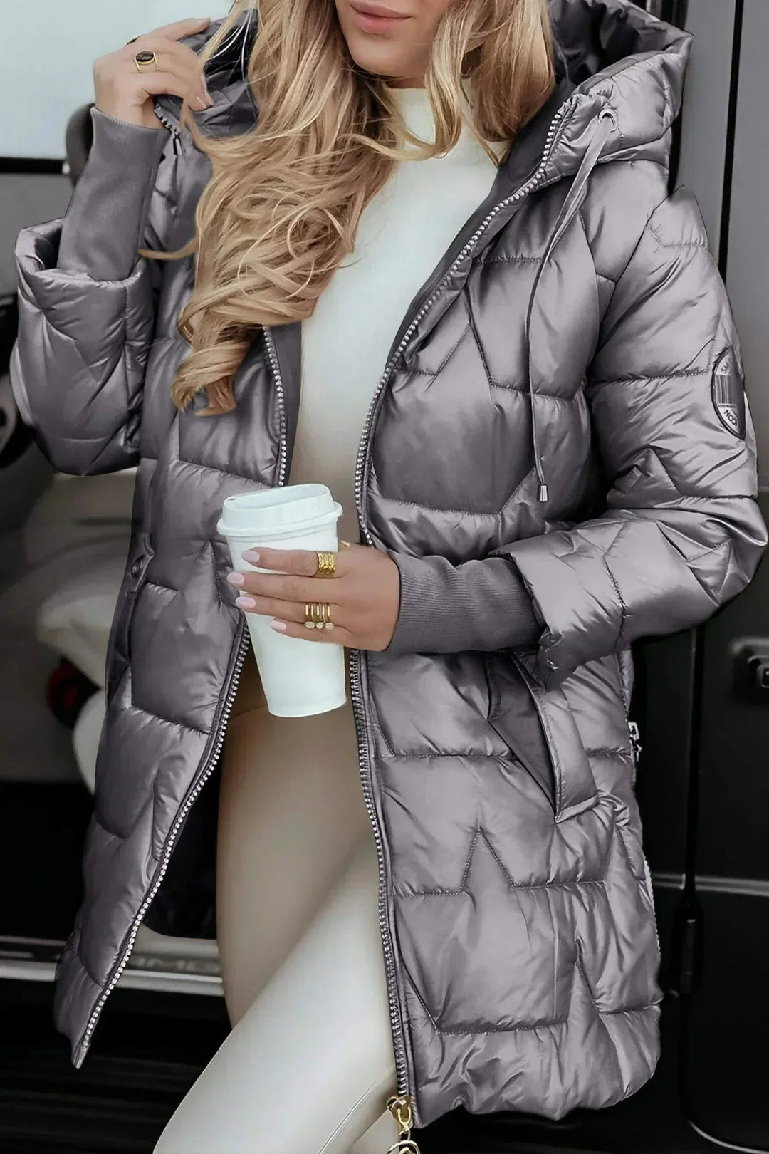 Veste d'hiver matelassée
