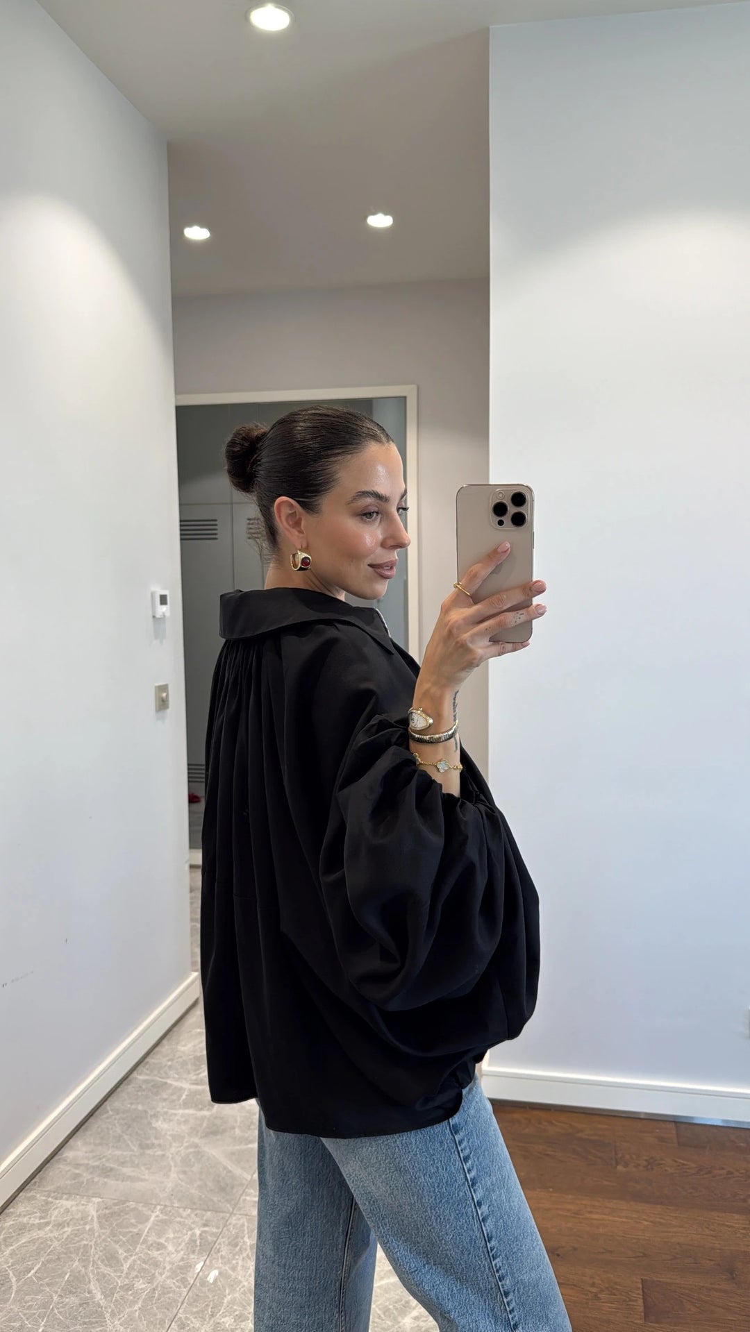 veste oversize à manches chauve-souris