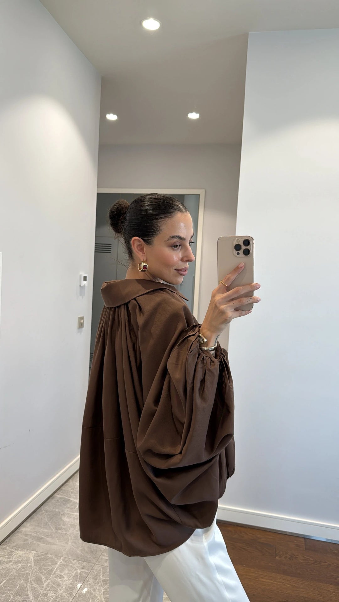 veste oversize à manches chauve-souris