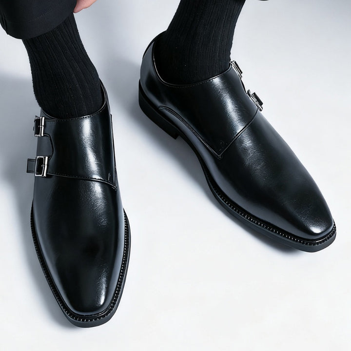 Mocassins en cuir souple à la finition semi-brillante raffinée