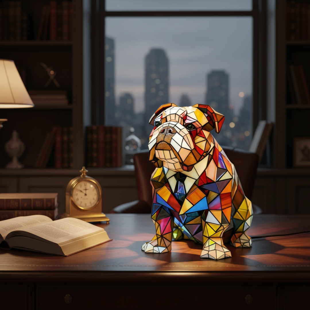 Charmant Bulldog Élégant