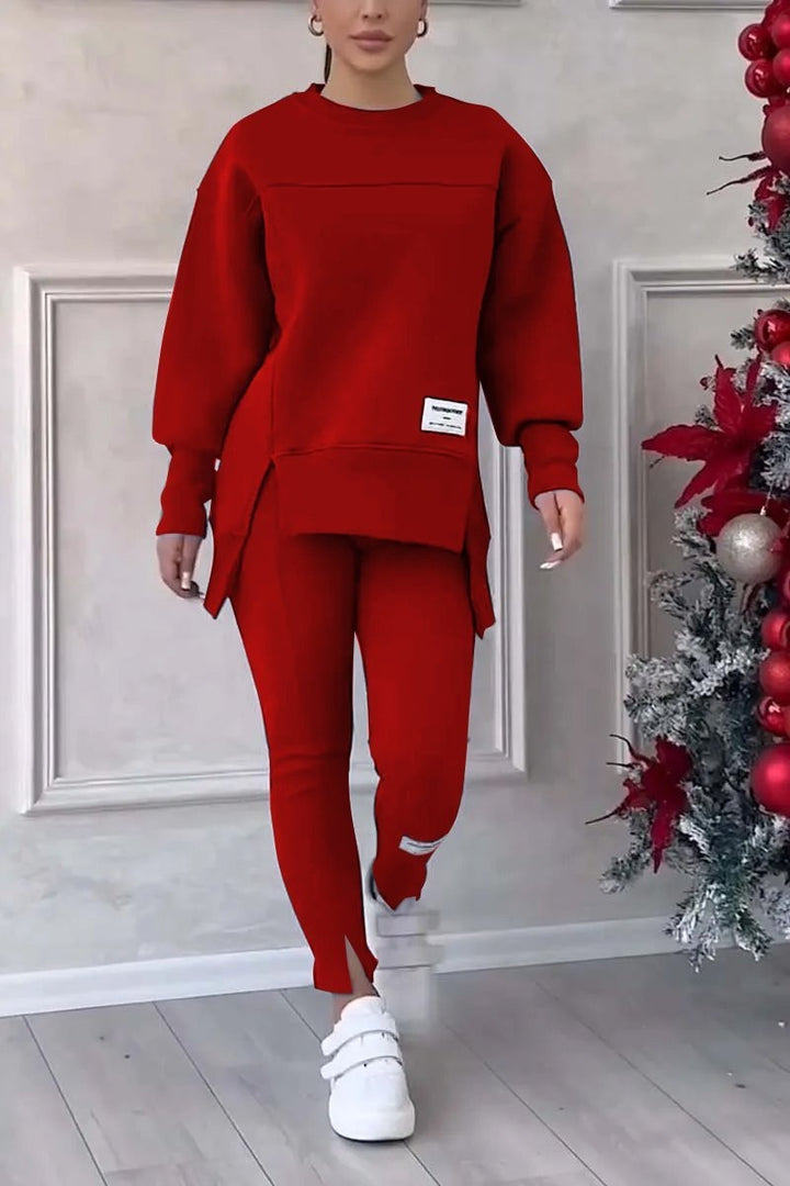 Ensemble sweat-shirt et leggings décontractés