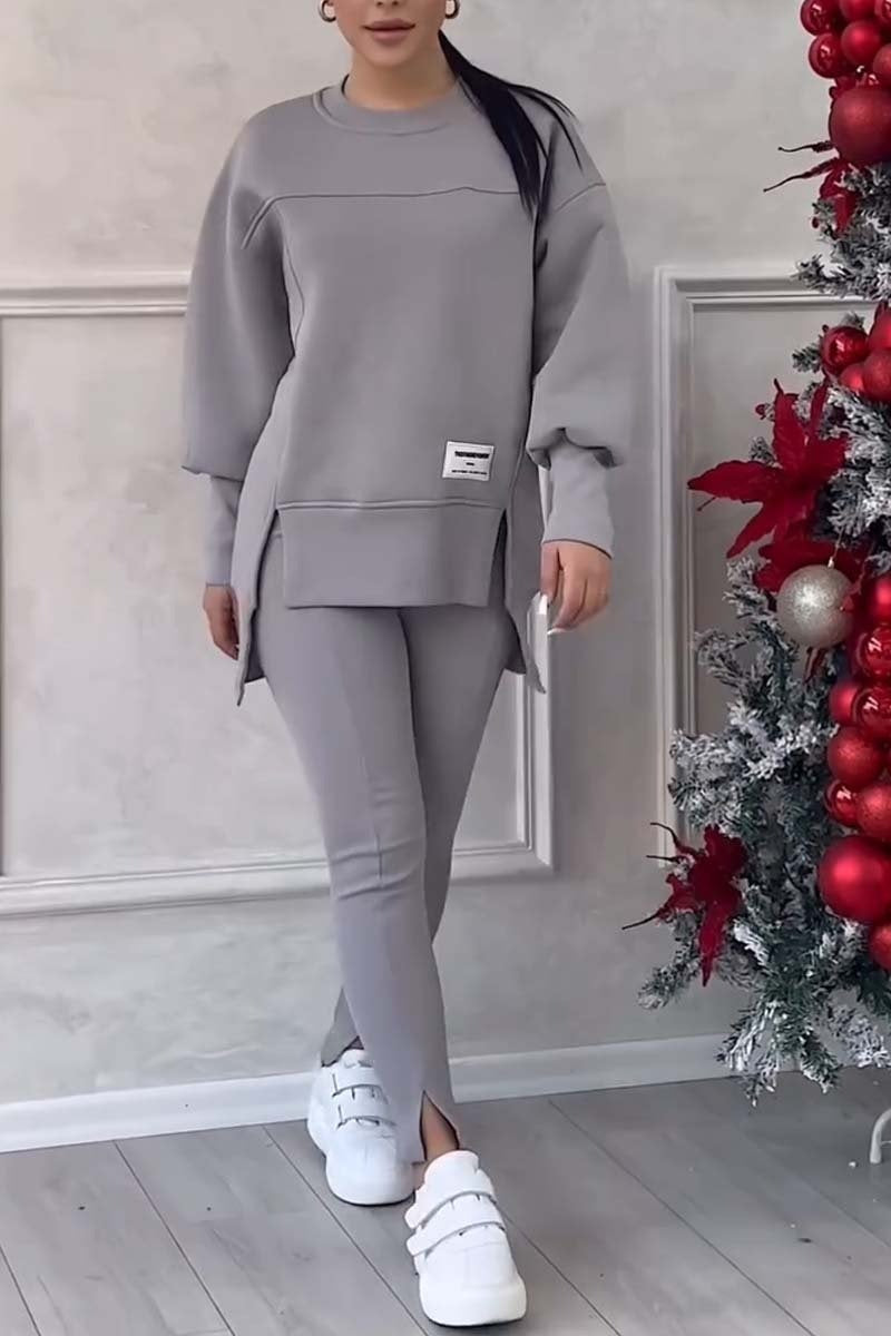 Ensemble sweat-shirt et leggings décontractés