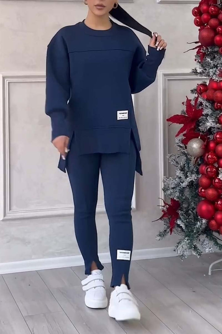 Ensemble sweat-shirt et leggings décontractés
