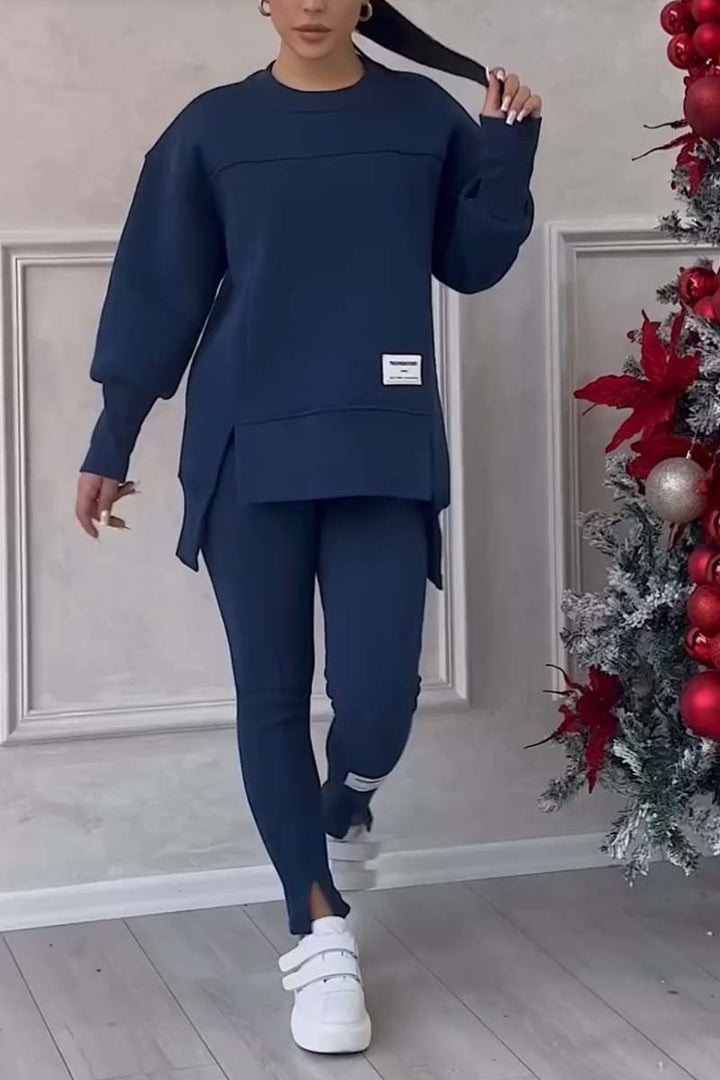 Ensemble sweat-shirt et leggings décontractés