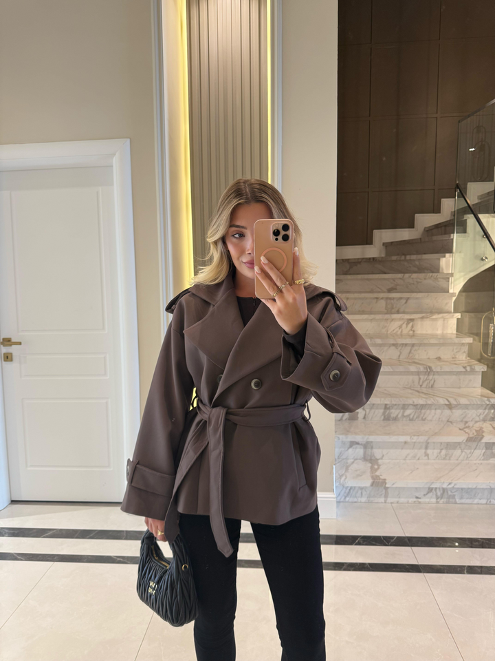 Trench-coat oversize