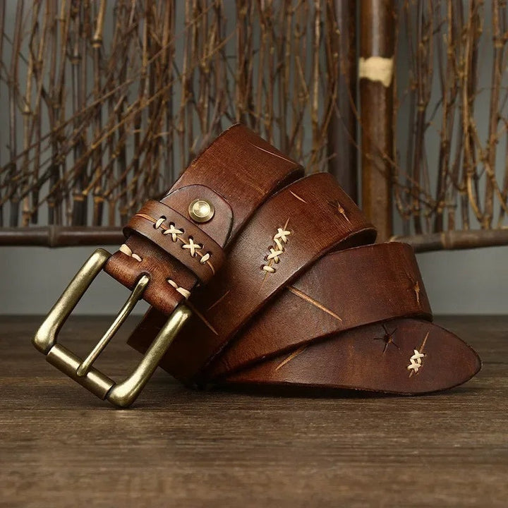Ceinture en cuir de buffle