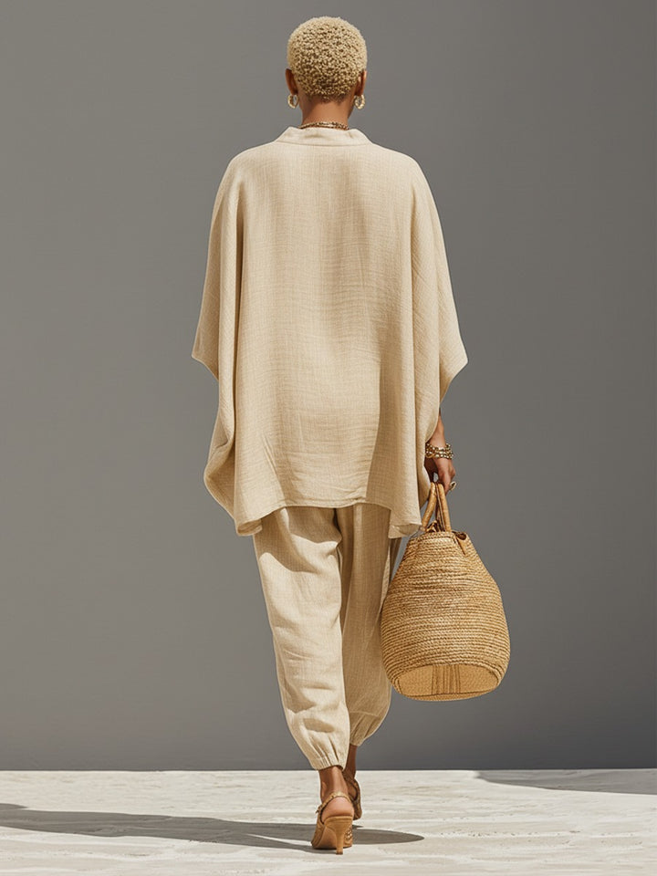 Ensemble en lin style décontracté