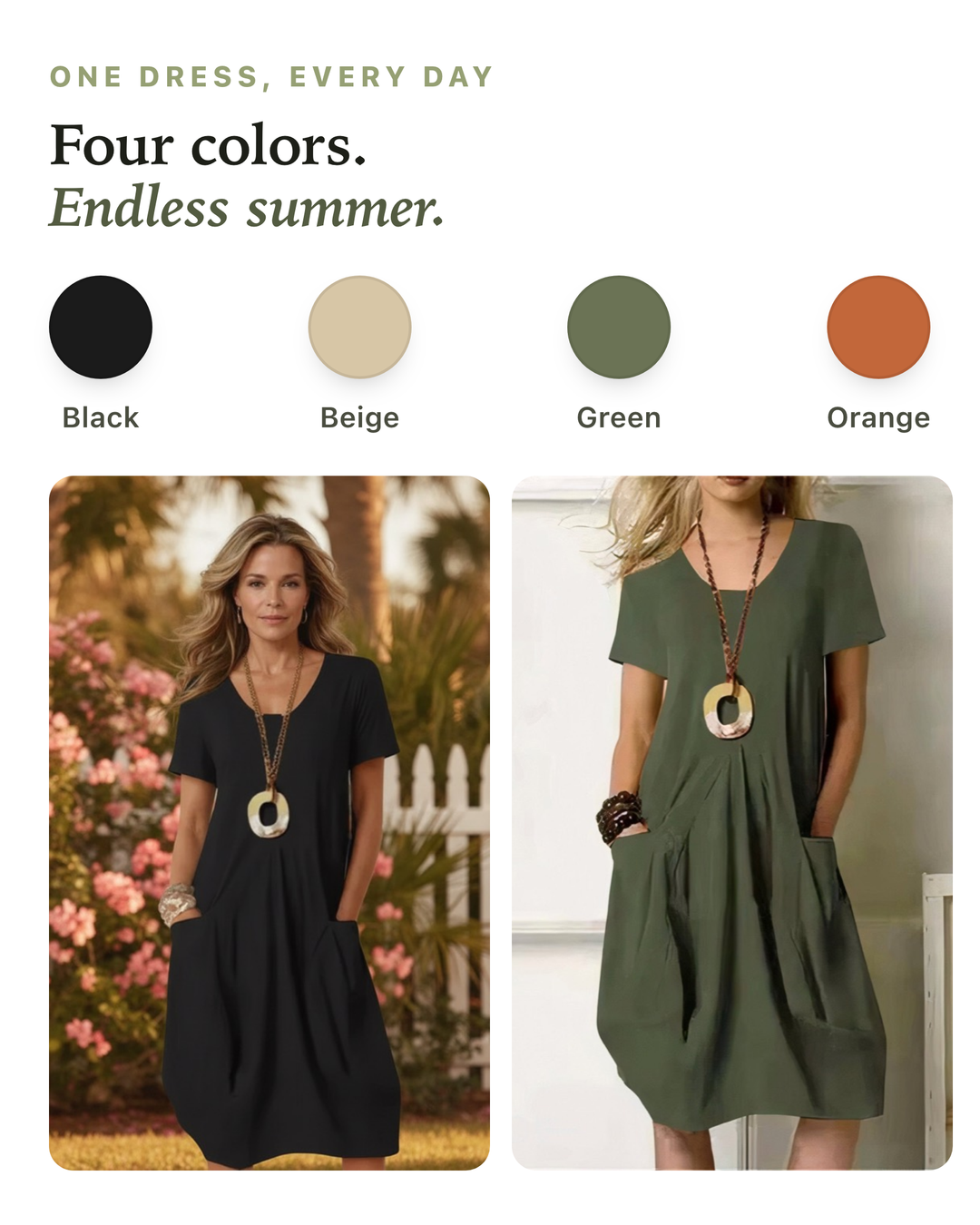 Adriana | Easy Flowing Casual Dress