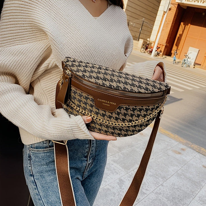 Sac ceinture à chaîne Jacquard Muse