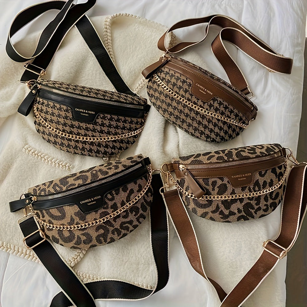 Sac ceinture à chaîne Jacquard Muse