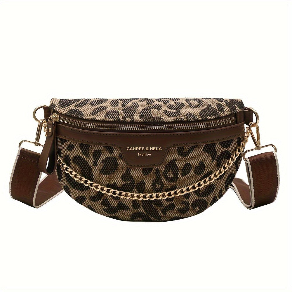 Sac ceinture à chaîne Jacquard Muse