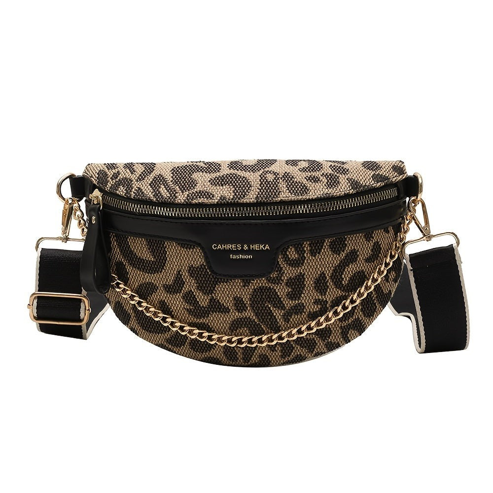 Sac ceinture à chaîne Jacquard Muse