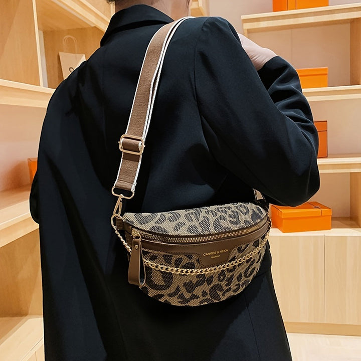 Sac ceinture à chaîne Jacquard Muse