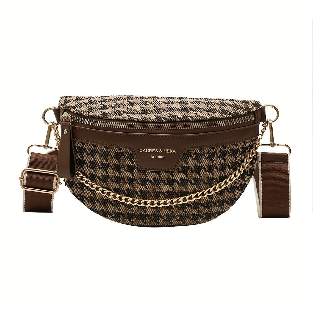 Sac ceinture à chaîne Jacquard Muse