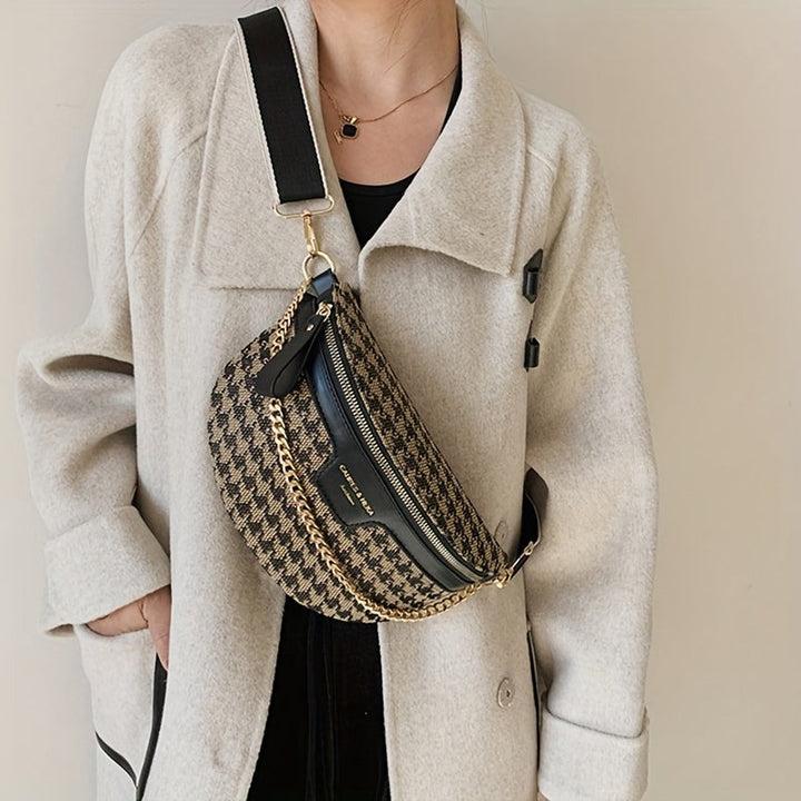 Sac ceinture à chaîne Jacquard Muse