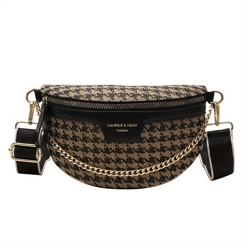 Sac ceinture à chaîne Jacquard Muse