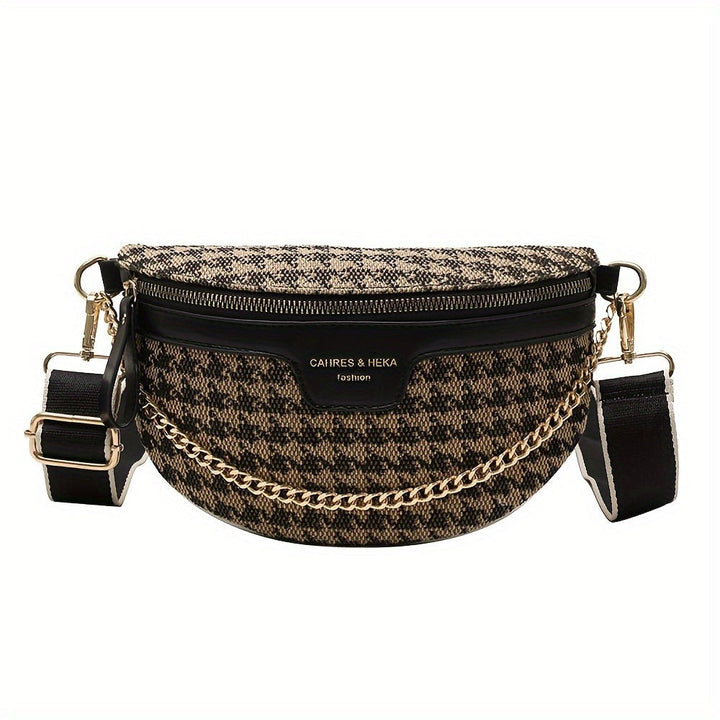 Sac ceinture à chaîne Jacquard Muse