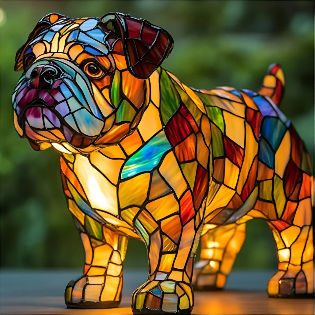 Courageous Bulldog Glow Lamp