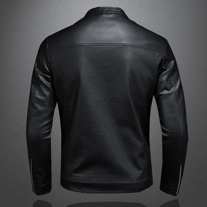 Veste en cuir classique