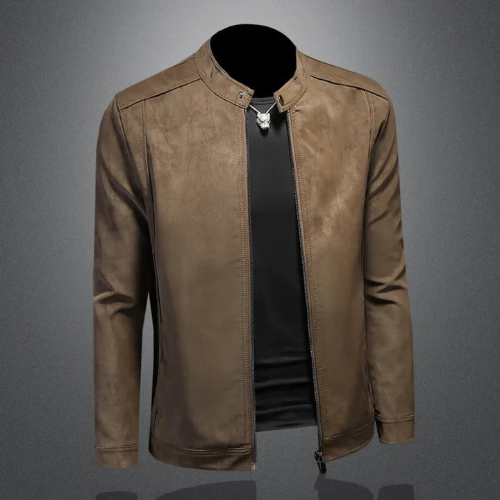 Veste en cuir de haute qualité