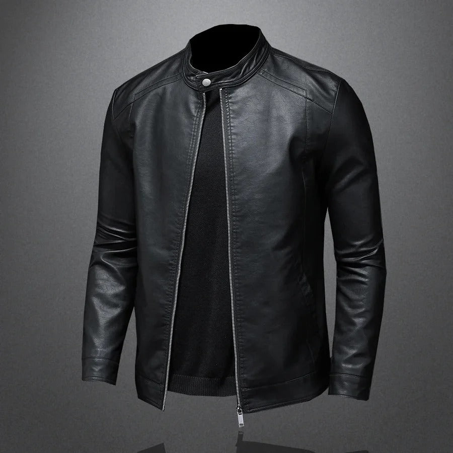 Veste en cuir classique