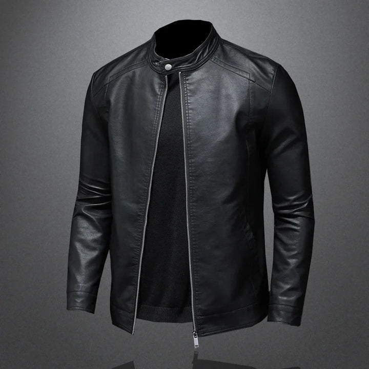 Veste en cuir classique