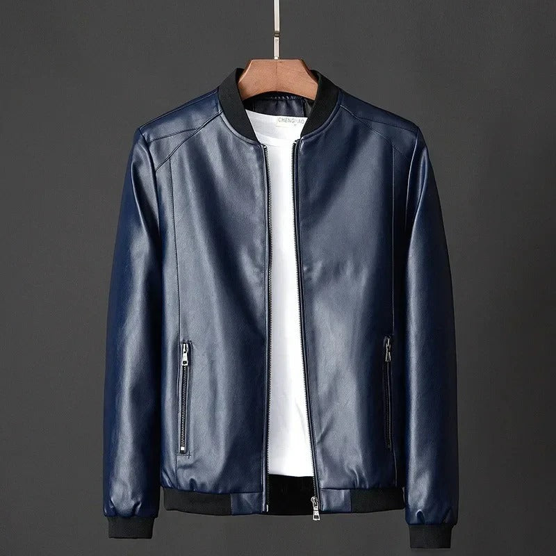 Veste de motard en cuir