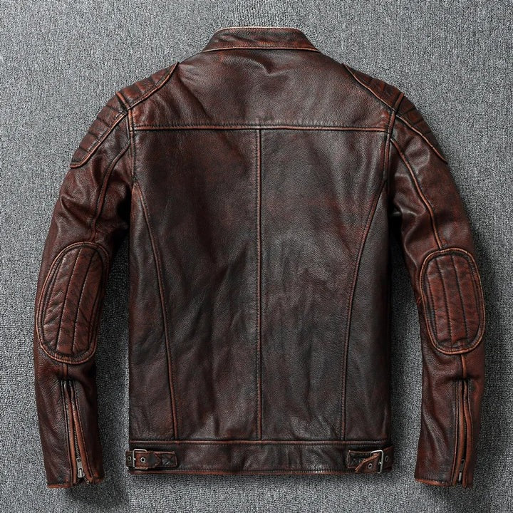 Veste en cuir vintage