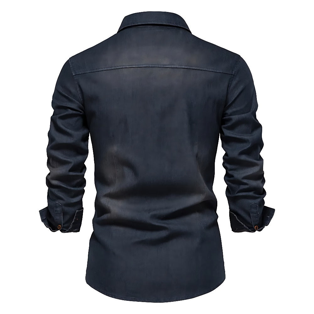 Chemise en denim de coton AdaptiveFit