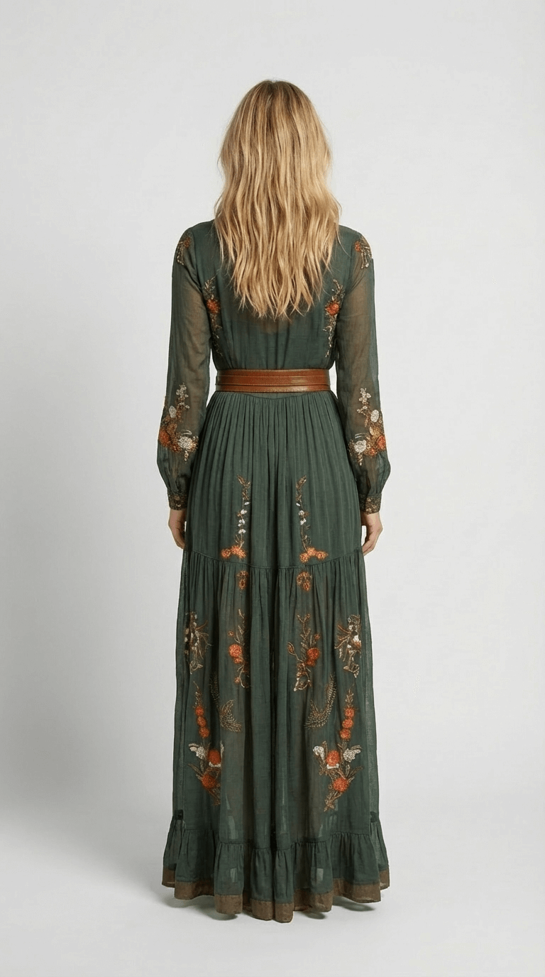 Iris | Vestido Maxi Boho