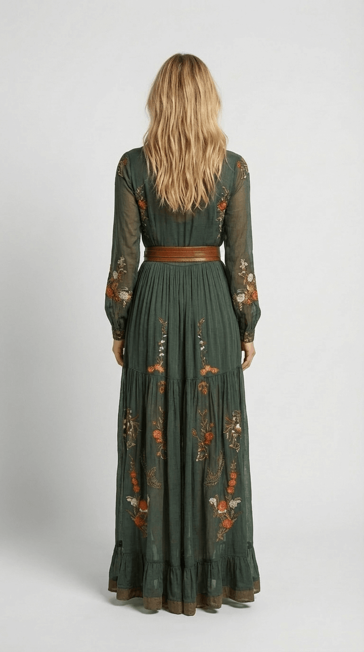 Iris | Vestido Maxi Boho
