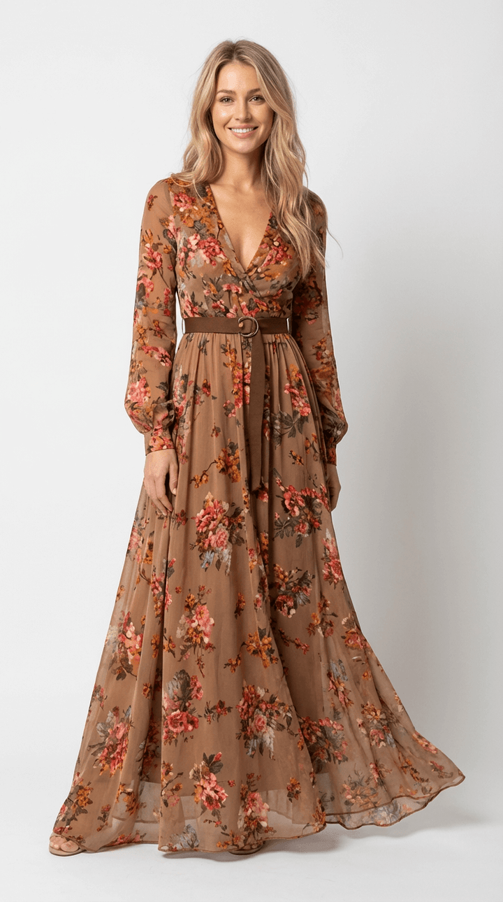 Iris | Vestido Maxi Boho