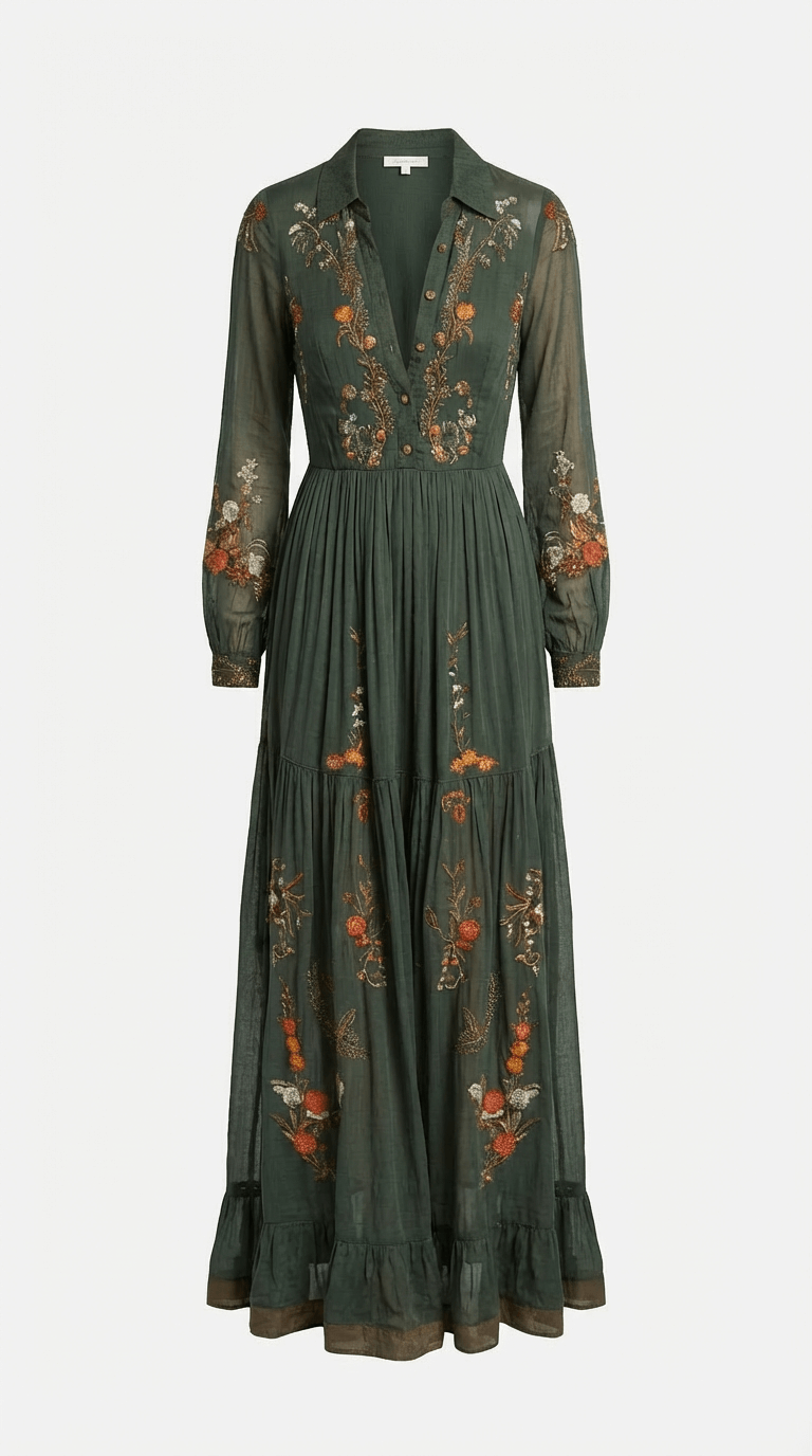 Iris | Vestido Maxi Boho