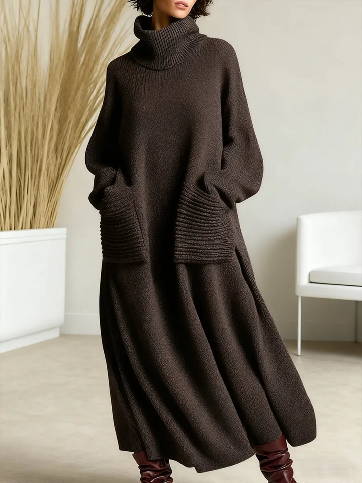 Robe décontractée ample en maille